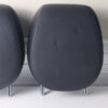 57-687.jpg 03 -10 Porsche Cayenne Front Left Right Driver Passenger Black Headrest OEM