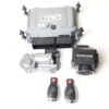 57-751.jpg Mercedes W209 Clk350 ECU ECM Engine Computer Eis Ignition Lock Switch Key Set #9