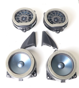05-09 Mercedes W209 Clk350 Rh Lh Door Logic7 Audio Sound Speaker Set Of 6 Pcs #2