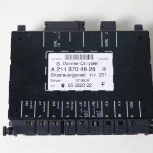 Mercedes W209 W211 W203 Driver Power Seat Memory Module OEM A2118704626